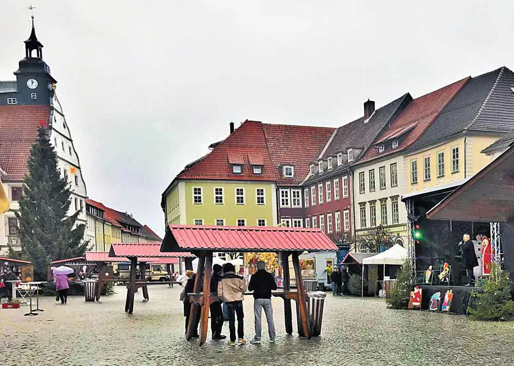 Der „Weihnachtsmarkt“ in Hildburghausen
