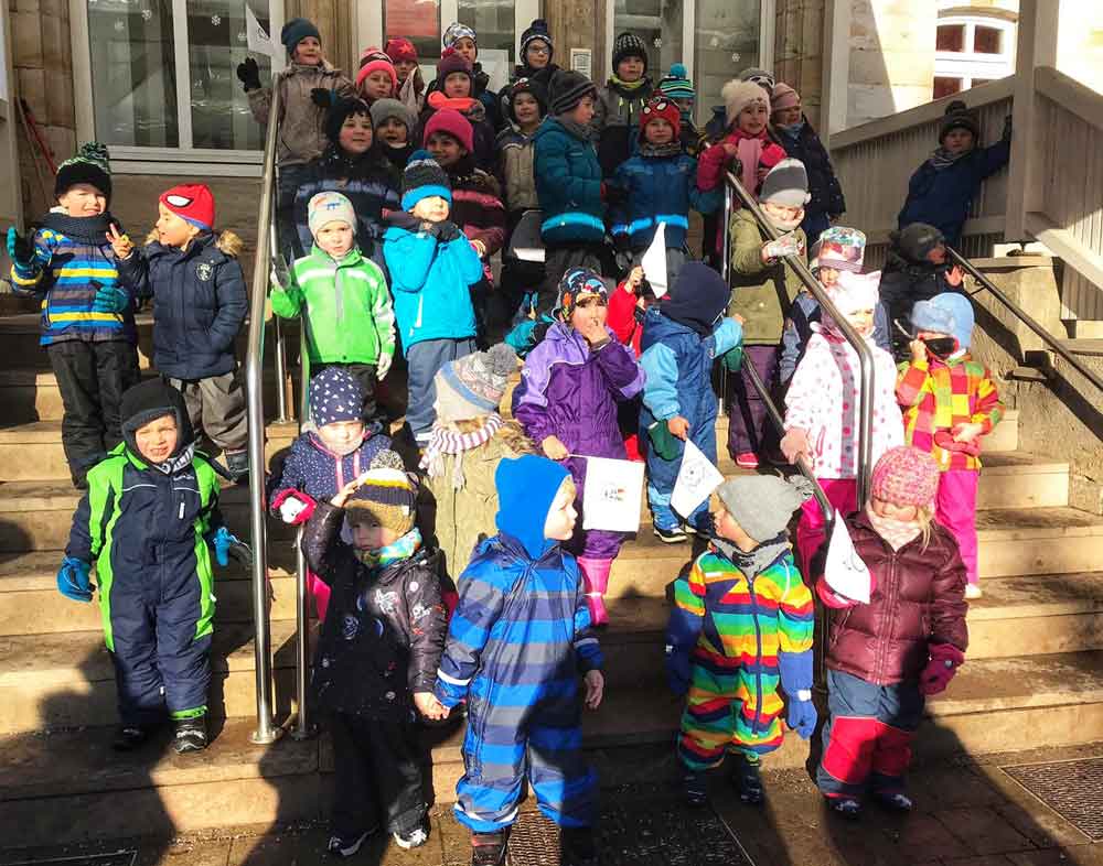 Olympische Winterspiele im Kindergarten „Parkmäuse“