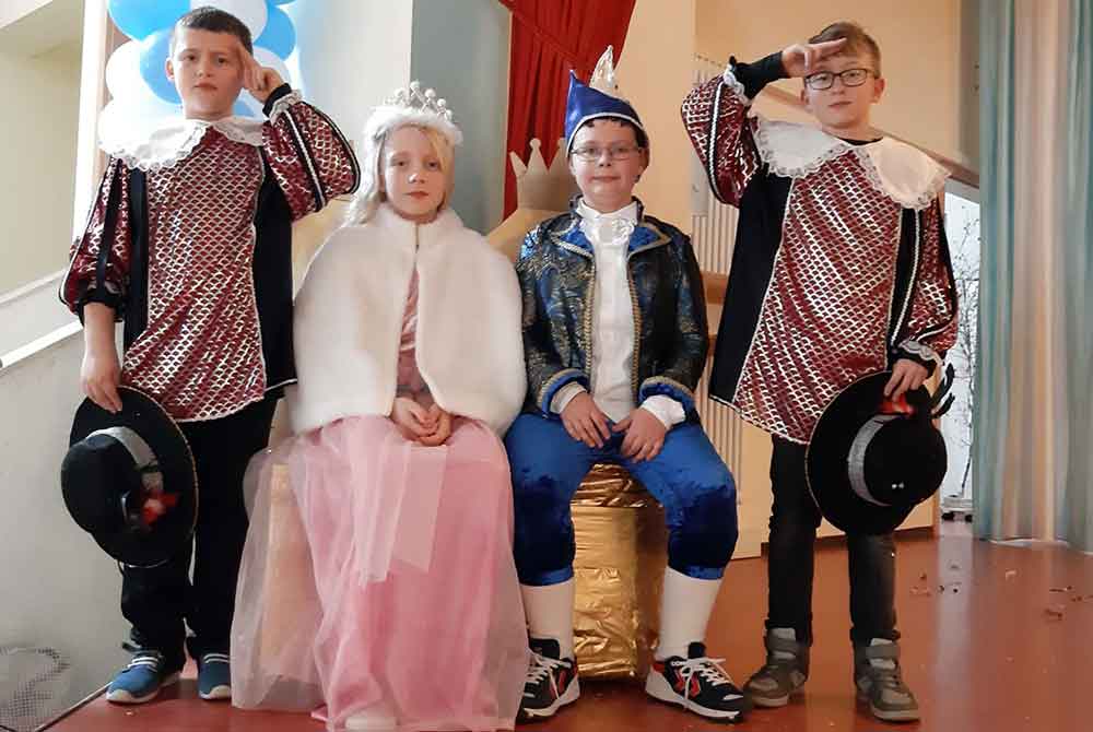 Große Faschingsparty an der Grundschule Milz