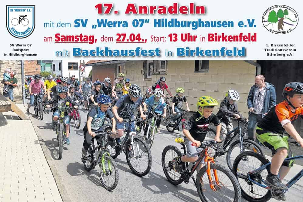 Backhausfest mit Anradeln in Birkenfeld