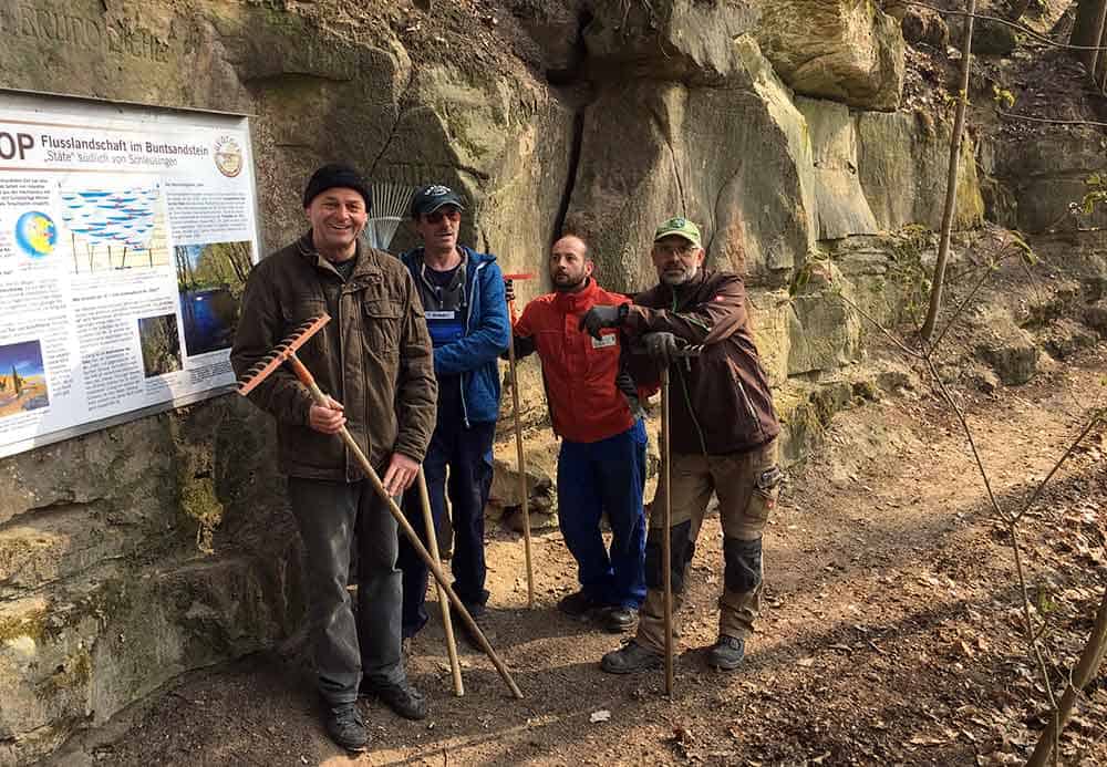 Einzigartiger Wanderweg am Geotop Stäte