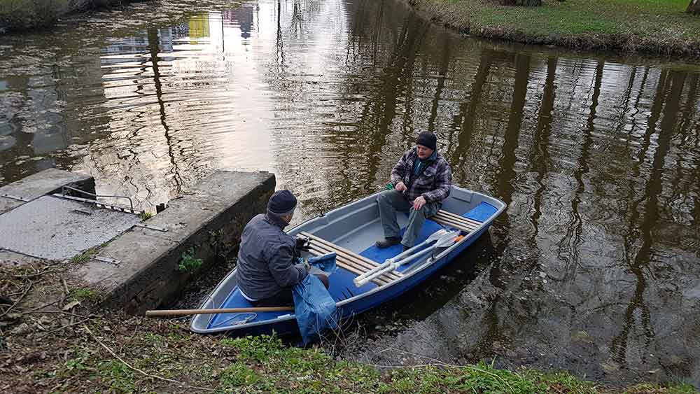 „Frühjahrsputz“ in Hildburghausen – Angler räumen ordentlich auf