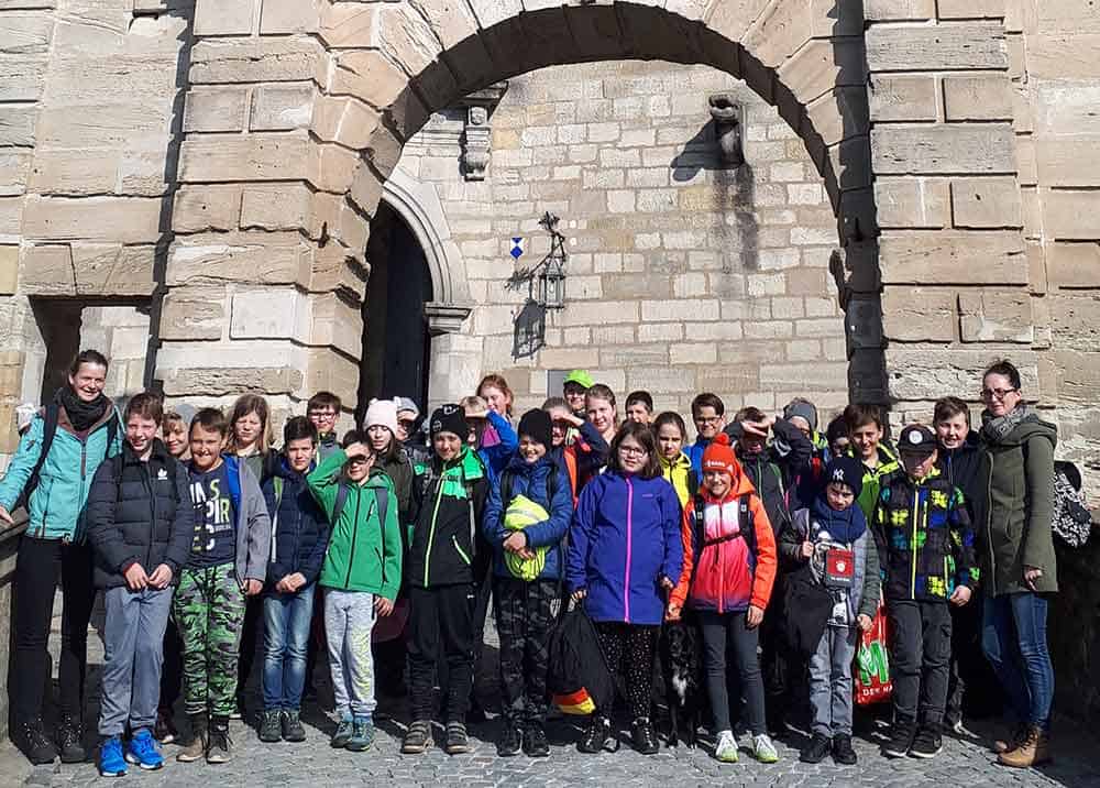 Brattendorfer Schüler im Schullandheim Schirnrod