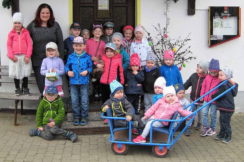 Osterüberraschung für die Knirpse der „Pusteblume“ in Westhausen