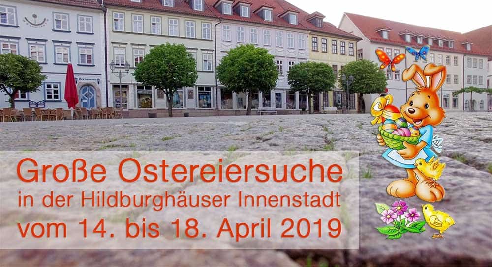 Osterhasen-Alarm in der Hildburghäuser Innenstadt!