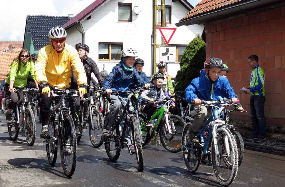 Wetterkapriolen beim Anradeln in Birkenfeld!