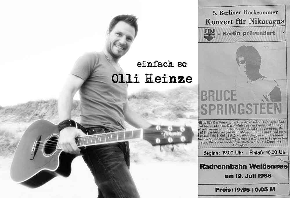 Bruce Springsteen Fans treffen sich: Live-Musik mit Olli Heinze!