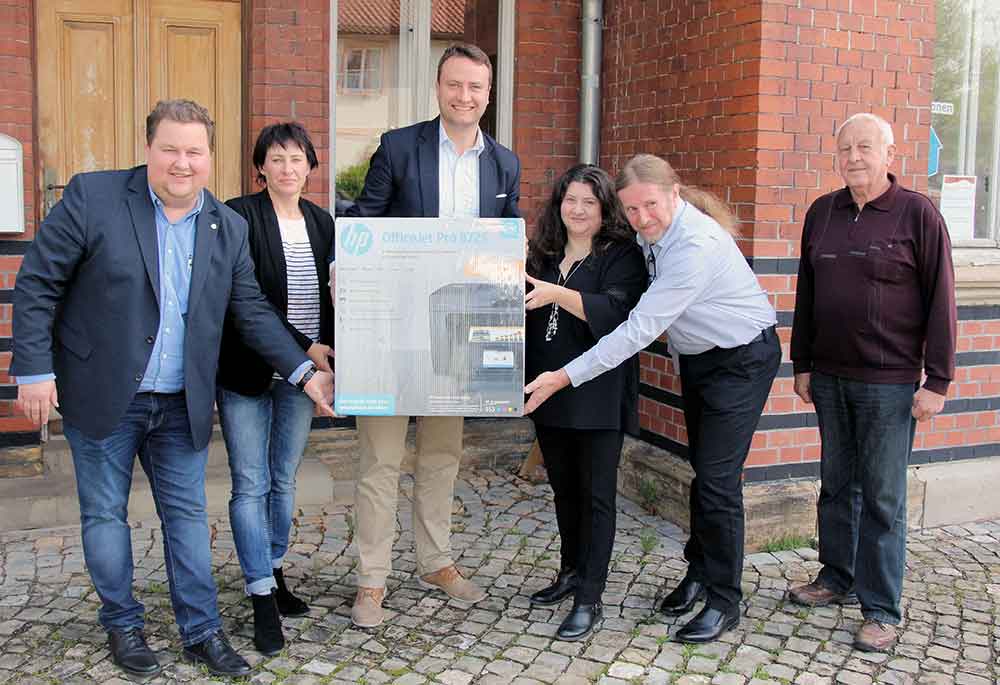 Versprechen gehalten: Mark Hauptmann (CDU) im Mehrgenerationenhaus Heldburg