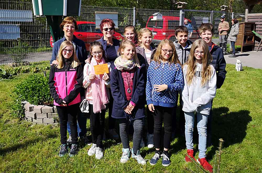 Schülerengagement für das Tierheim am Wald in Hildburghausen