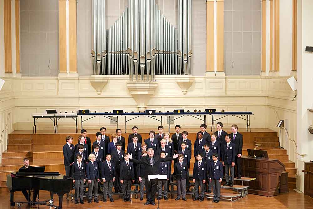 Benefizkonzert mit dem San Francisco Boys Chorus / USA