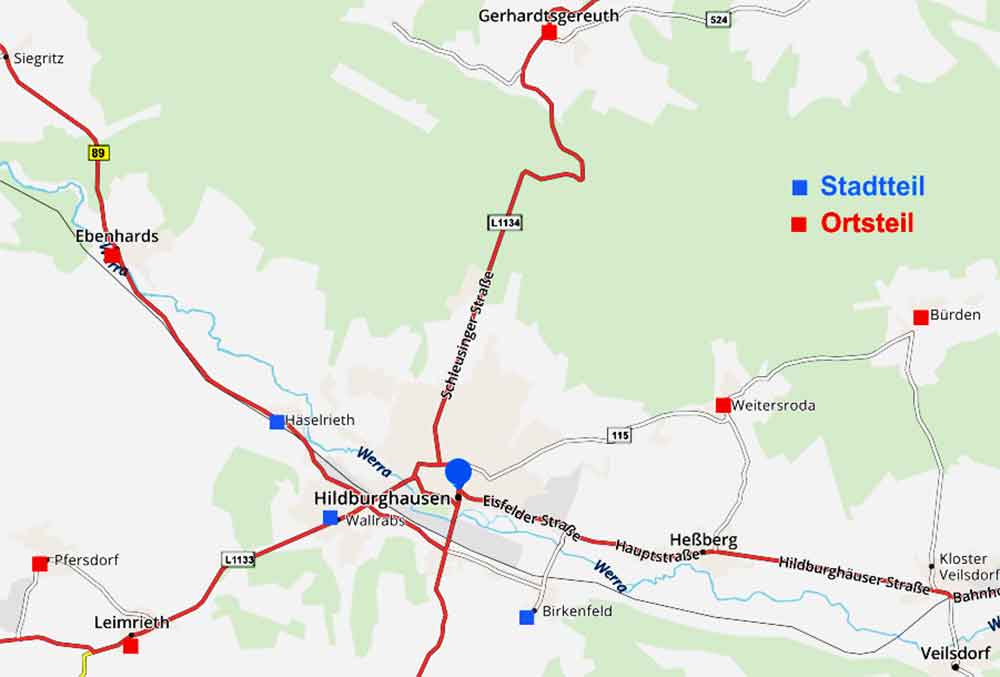 Stadt Hildburghausen verpasste bedeutende Jubiläen