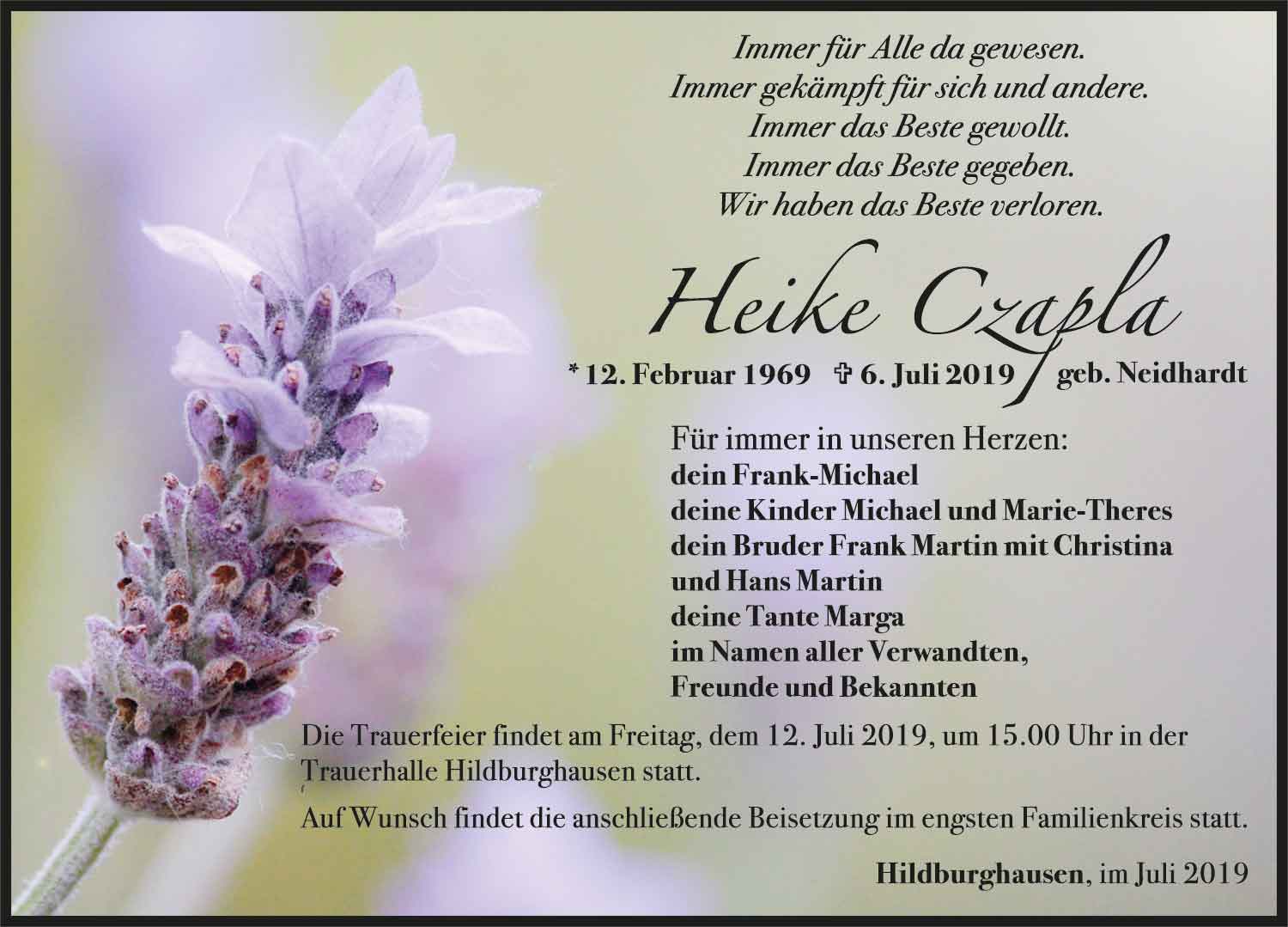 Traueranzeige_Heike_Czapla