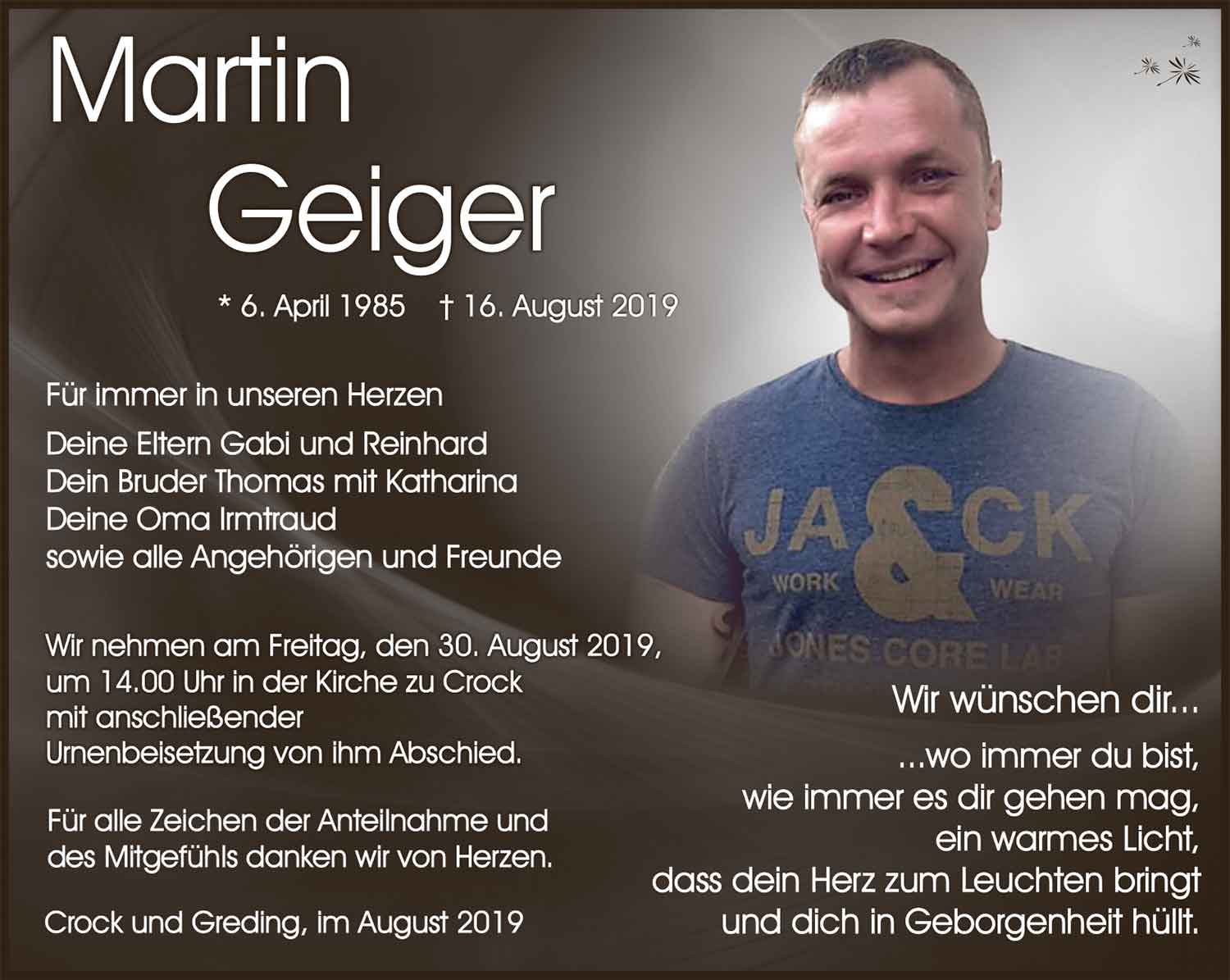 Trauer_Martin_Geiger