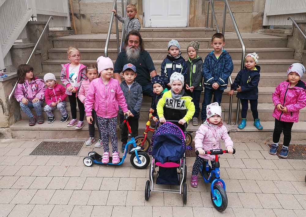 Große Freude bei den Parkmäusen in Hildburghausen