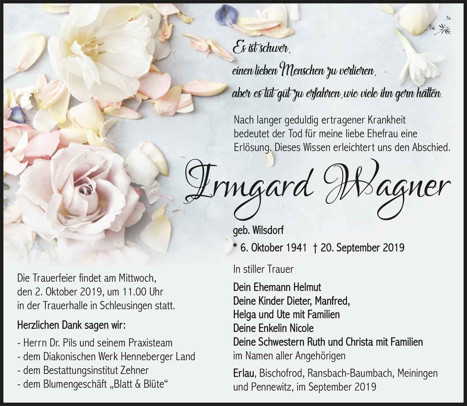 Trauer_Irmgard_Wagner