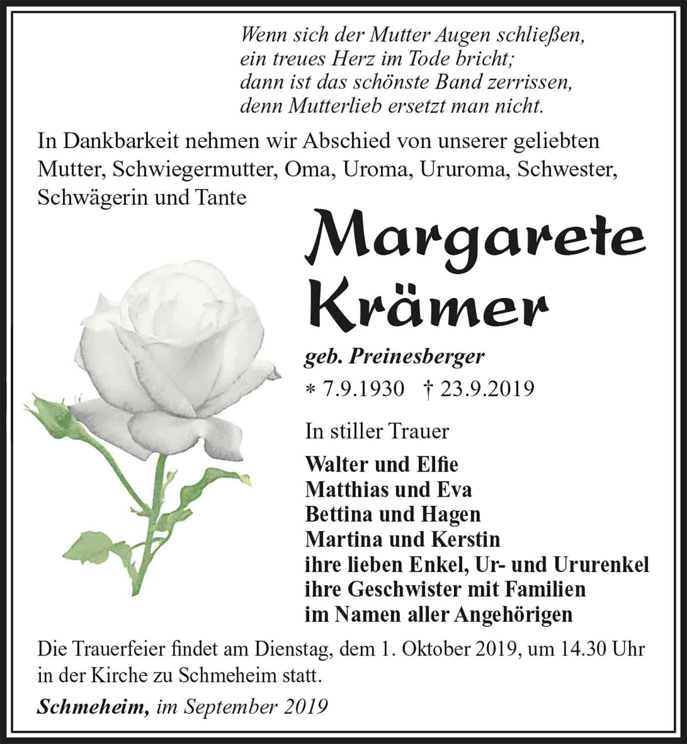 Trauer_Kraemer_Margarete