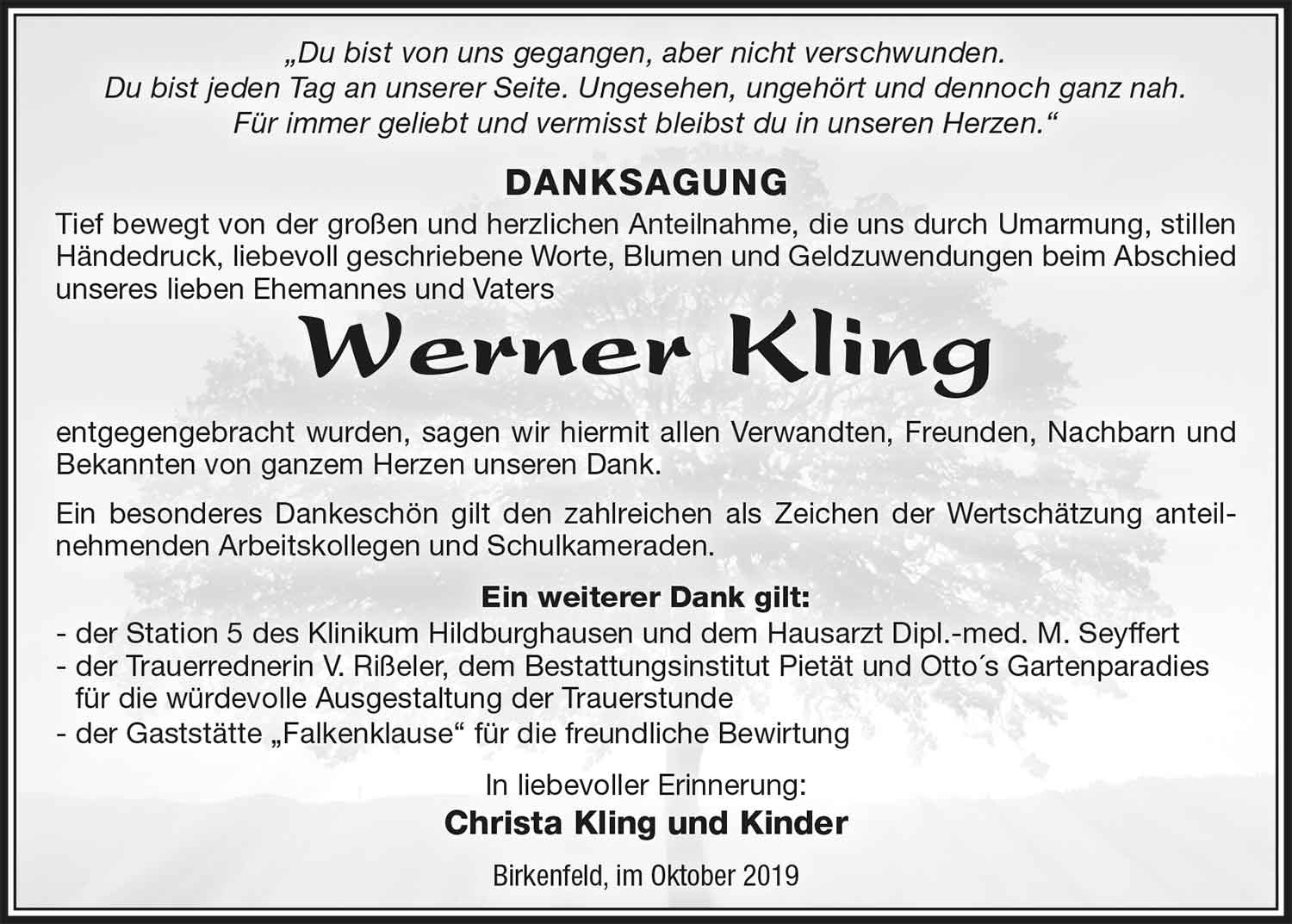Danksagung_Werner_Kling