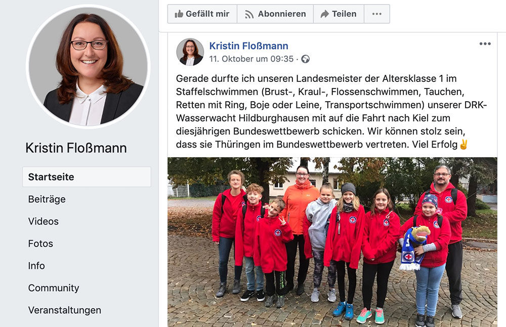 Genug ist genug Frau Floßmann und Nein heißt Nein!