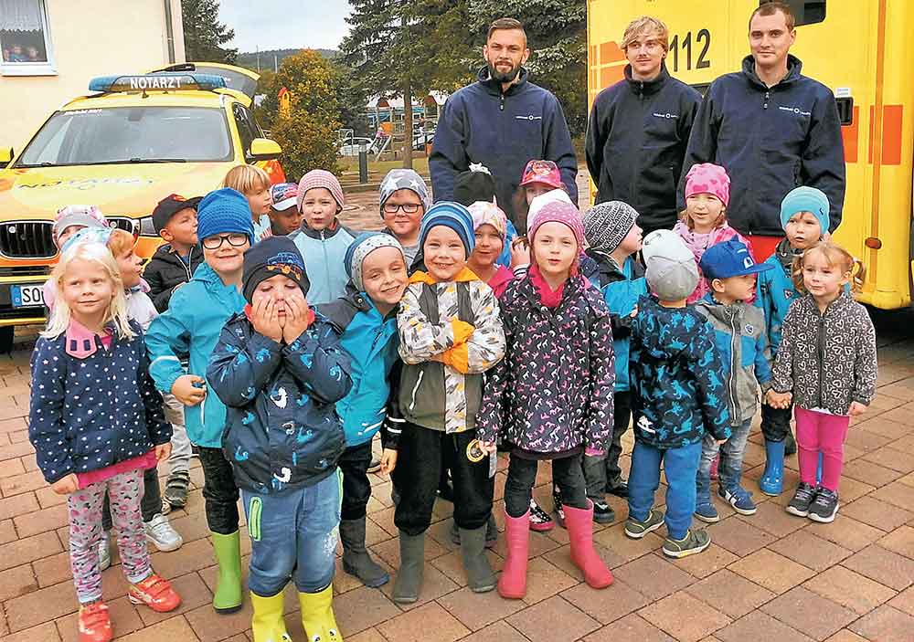 Lebensretter zu Besuch