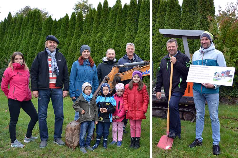 Spatenstich „Spielplatz 2.0“ in Ehrenberg