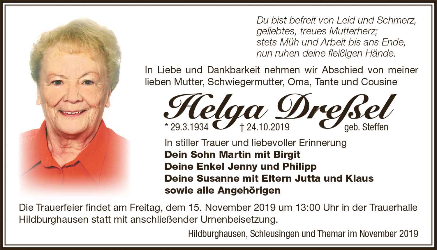 Trauer_Helga_Dressel