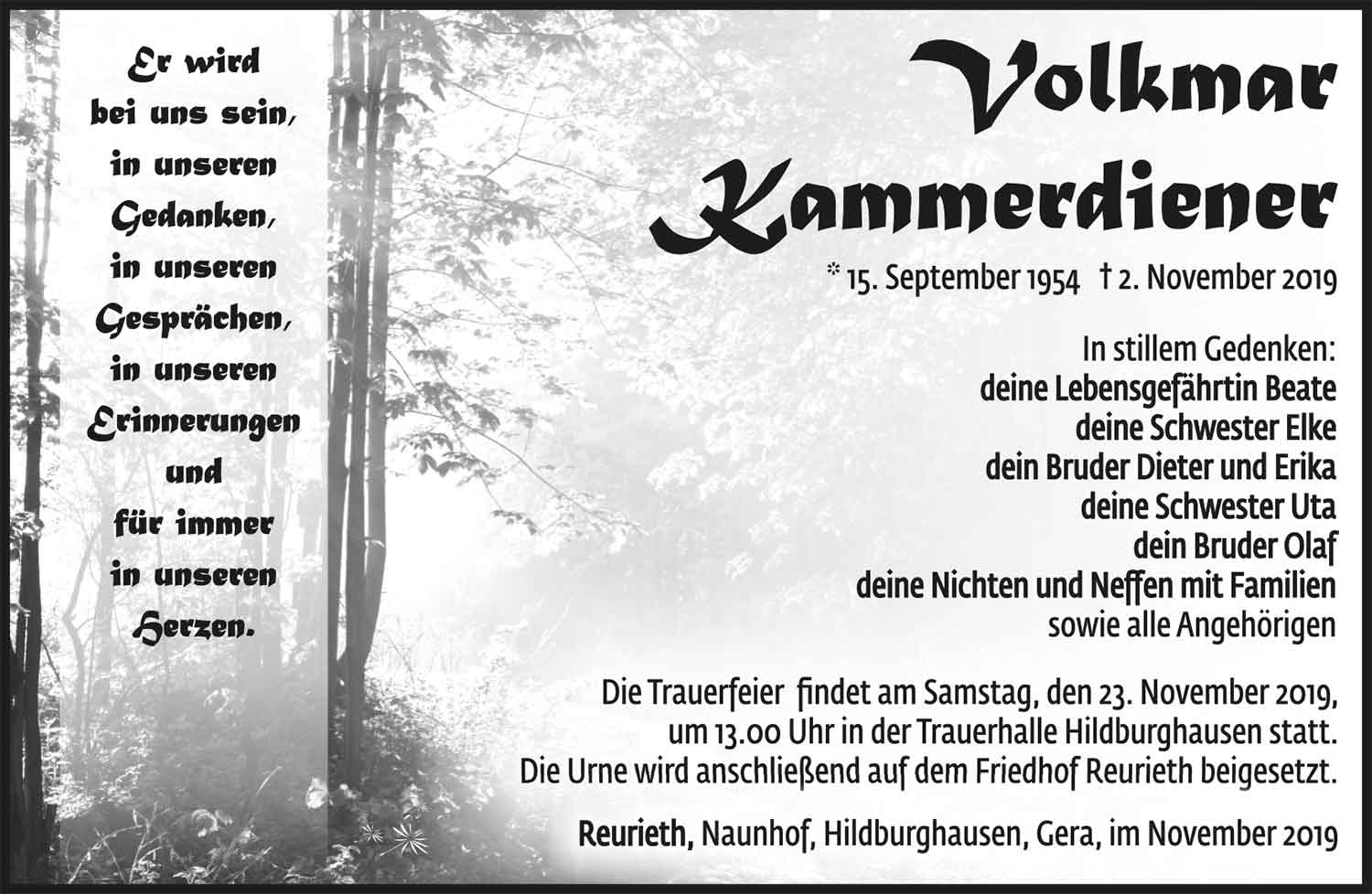 Trauer_Volkmar_Kammerdiener