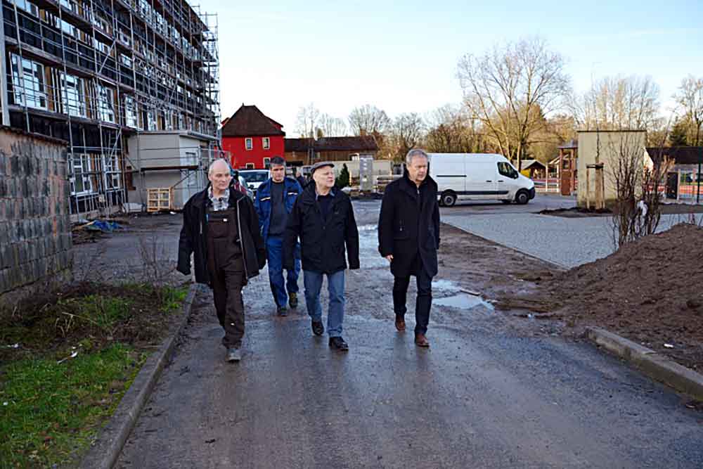 Aktueller Baufortschritt an der Grund- und Regelschule in Eisfeld