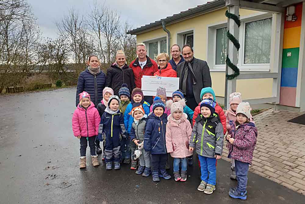 Spendentopf ging an Kindergarten Gompertshausen