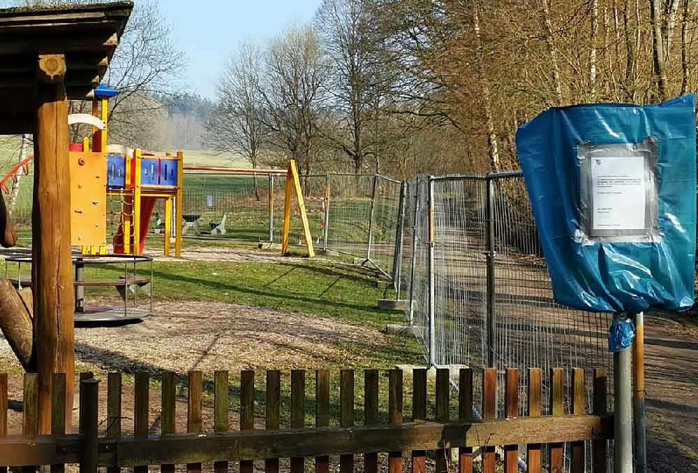 Sperrung aller städtischen Spiel- und Bolzplätze in Hildburghausen