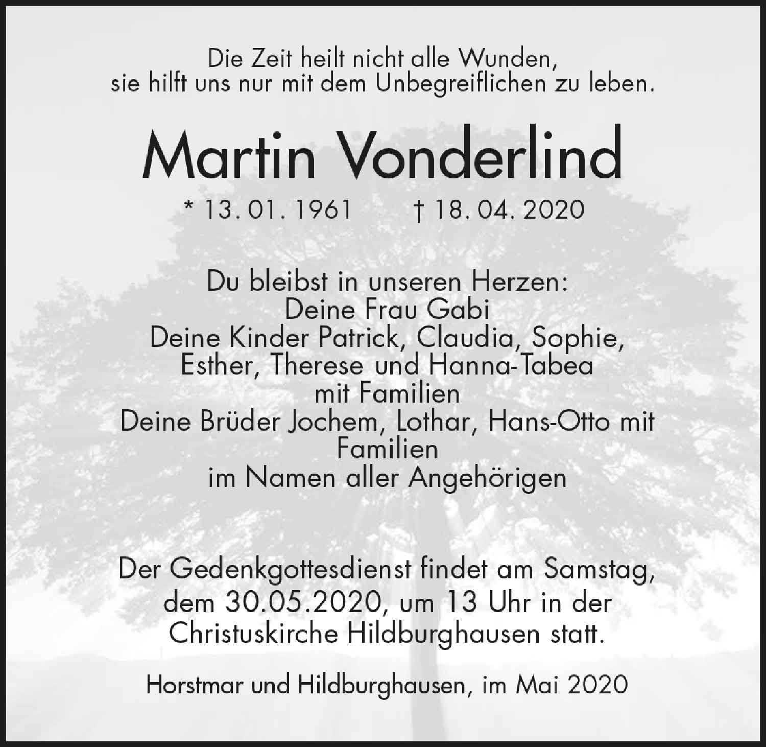 Trauer_Martin_Vonderlind