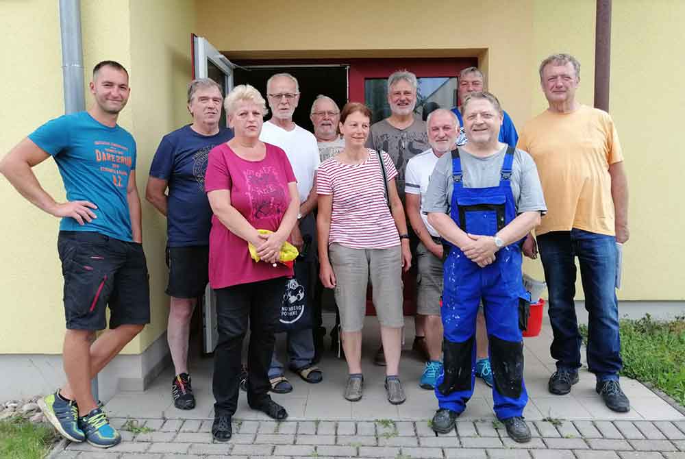 Vereinsgebäude erstrahlt im neuen Glanz