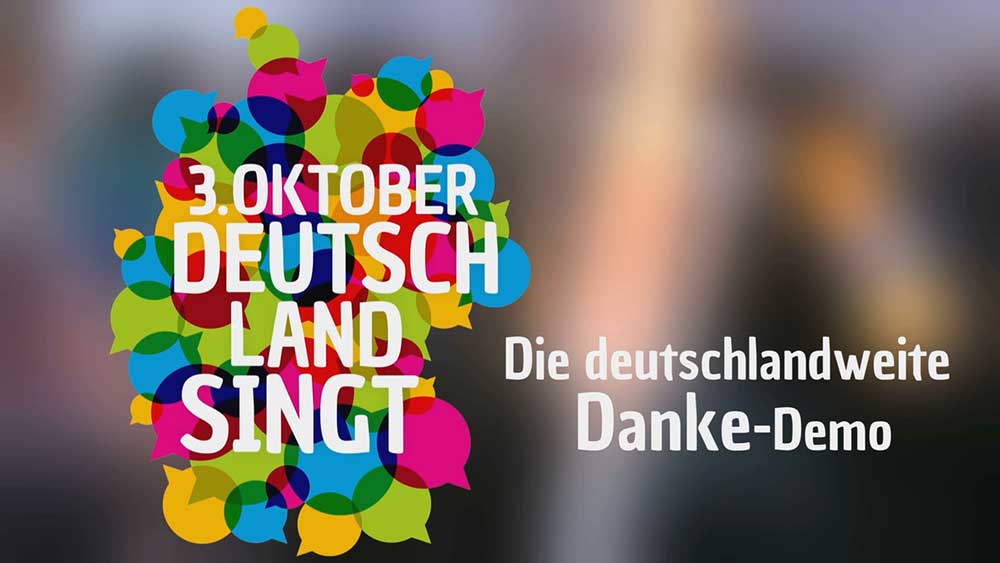 „3. Oktober – Deutschland singt” – Tag der Deutschen Einheit singend mitfeiern