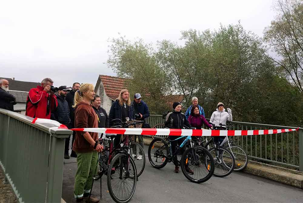 Eröffnung Merlacher Weg in Lindenau