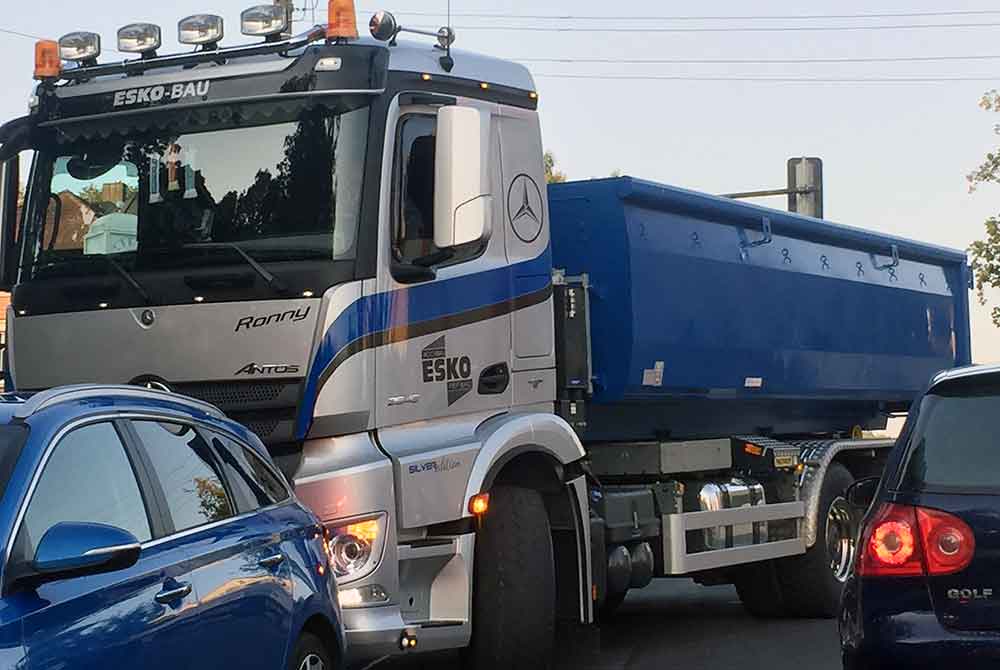 Vollsperrung auf der B 89 in der Ortsdurchfahrt Hildburghausen