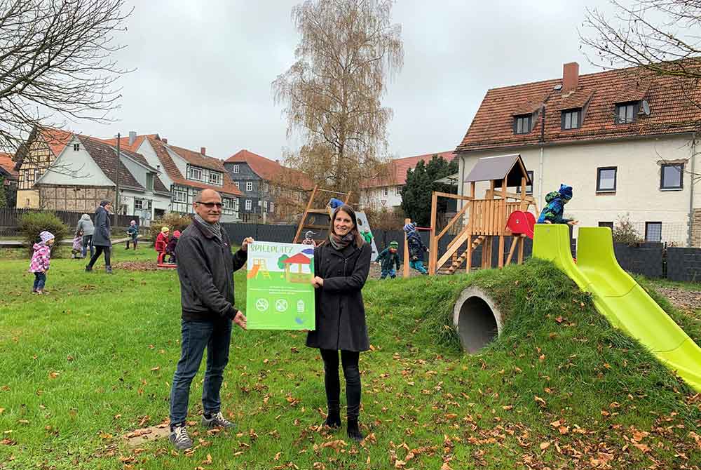 Erneuerung des Spielplatzes von Ummerstadt