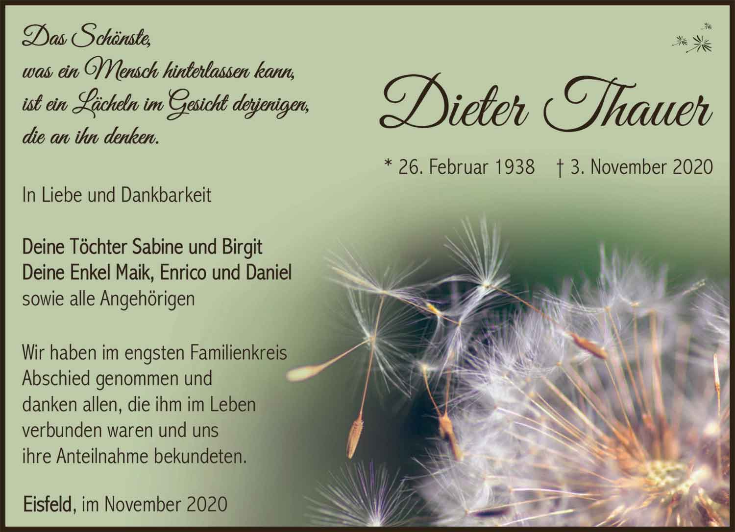 Trauer_Dieter_Thauer