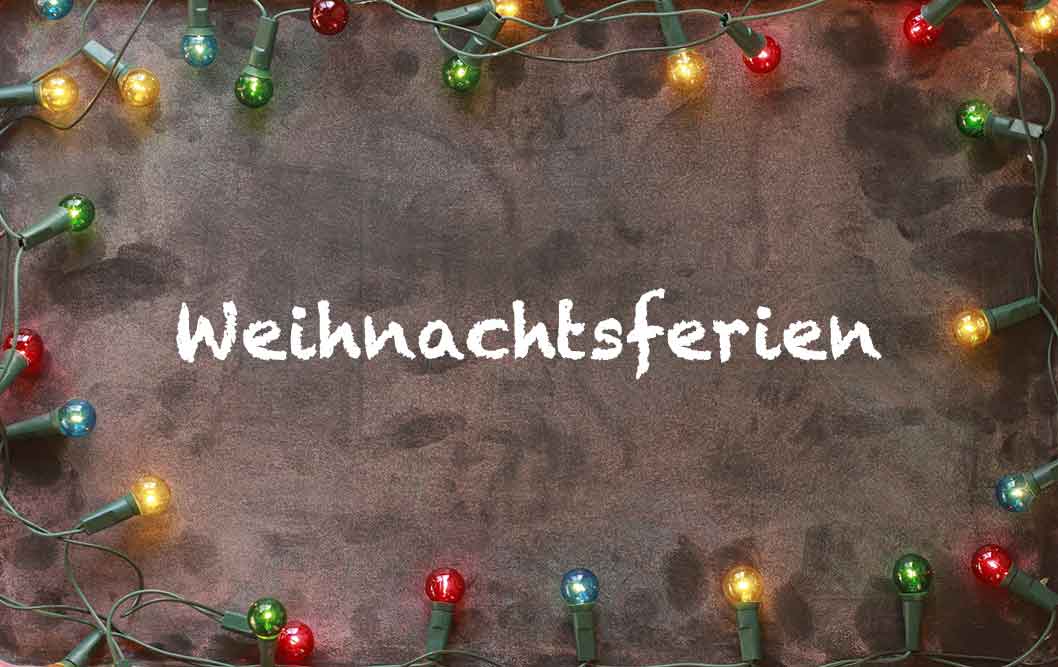 Unterricht rund um die Weihnachtszeit in Thüringen