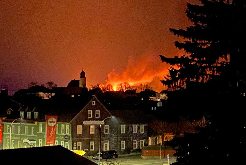 Nach Großbrand in Eisfeld: Stadt Eisfeld sagt DANKE!