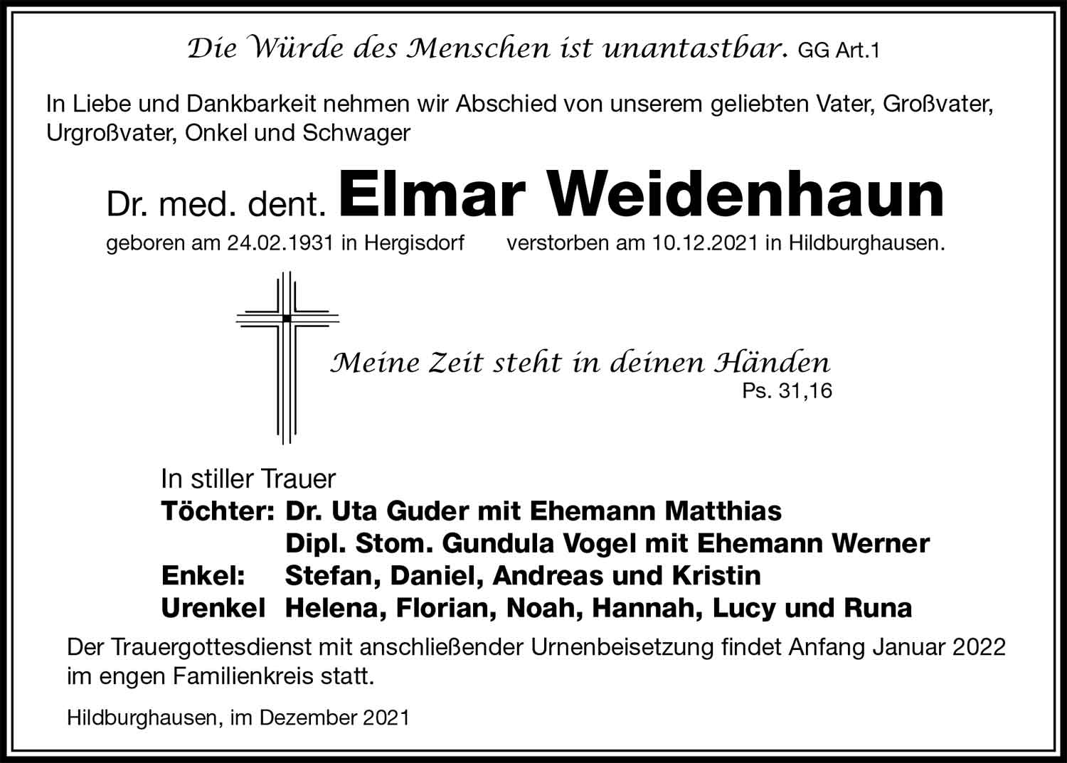 Trauer_Elmar_Weidenhaun