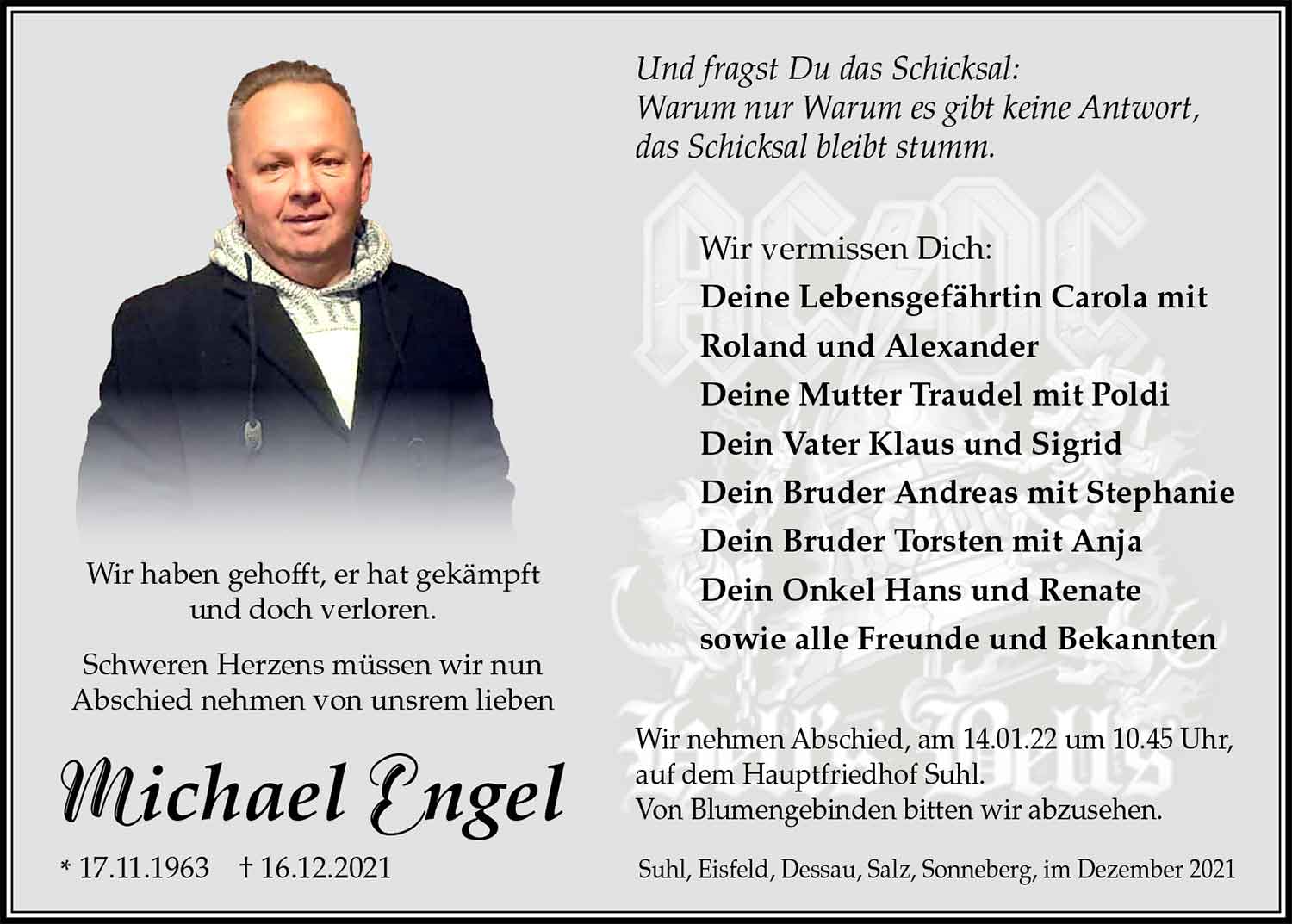 Trauer_Michael_Engel