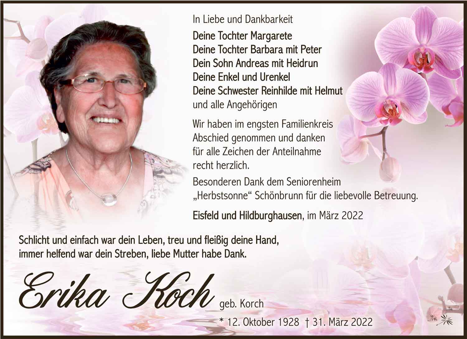 Trauer_Erika_Koch