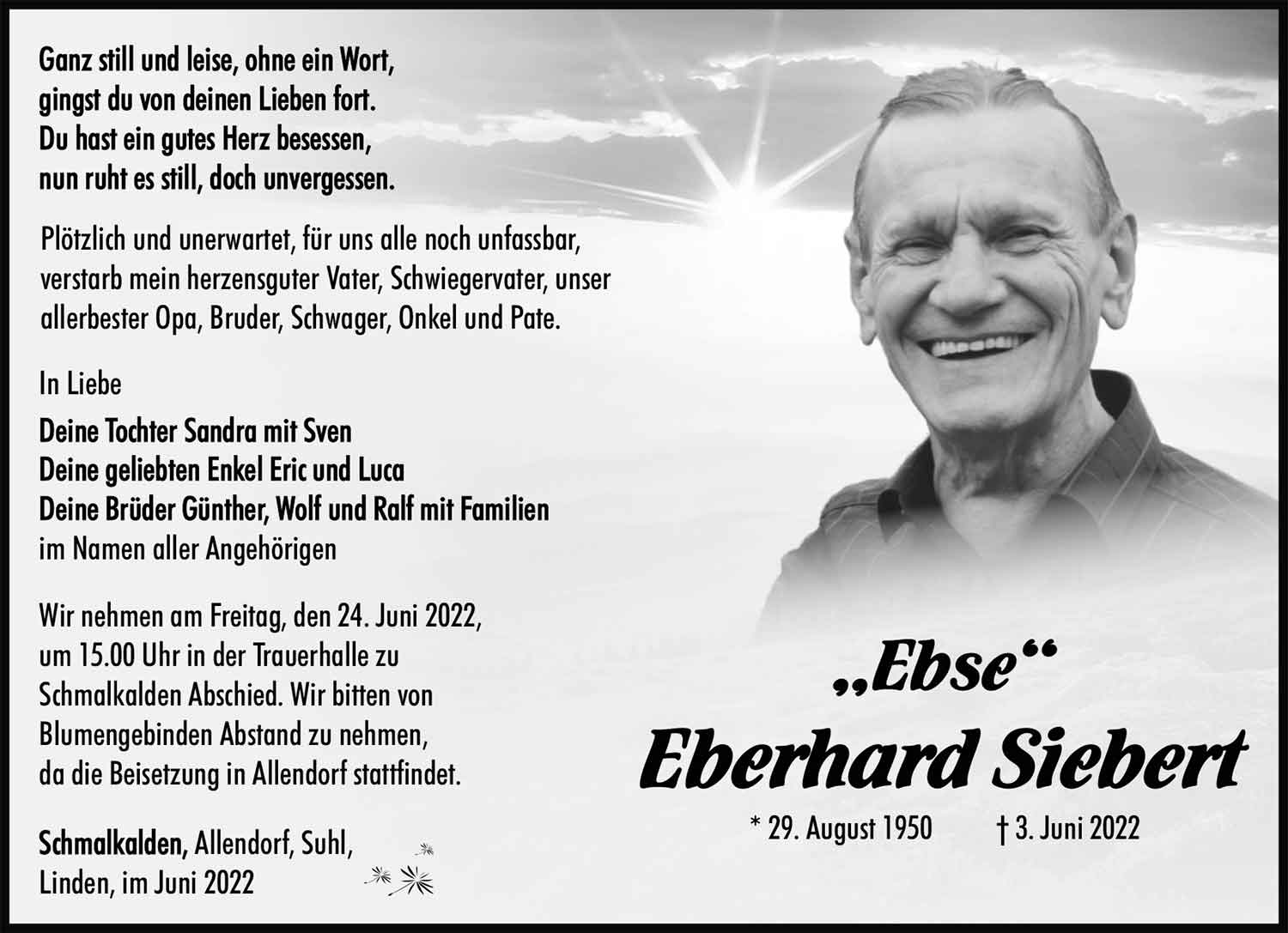 Eberhard „Ebse“ Siebert