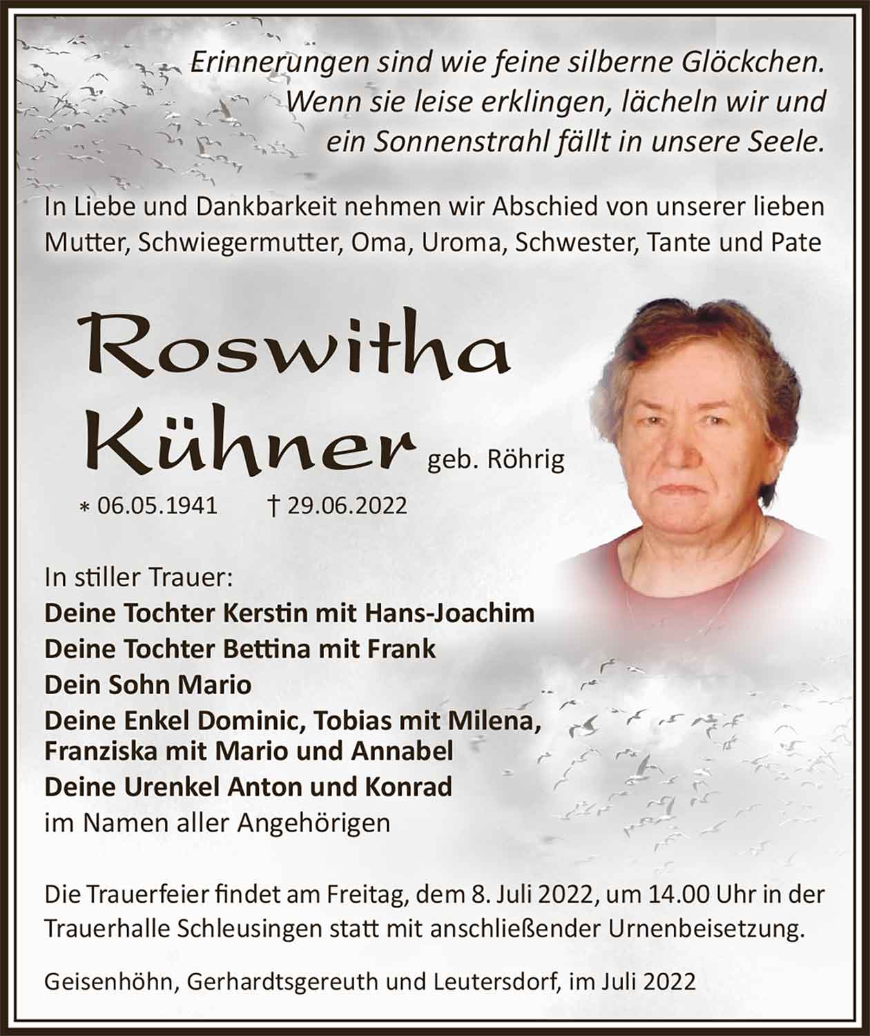 Roswitha Kühner (geb. Röhrig)